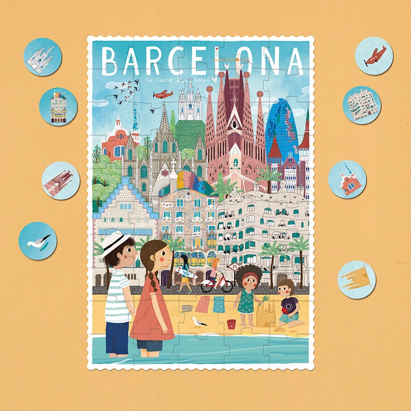 <p>Puzzle de la ciudad de Barcelona</p>